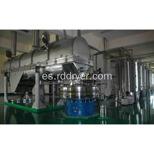 Medicina herbal china Vibración Fluidized Bed Sryer